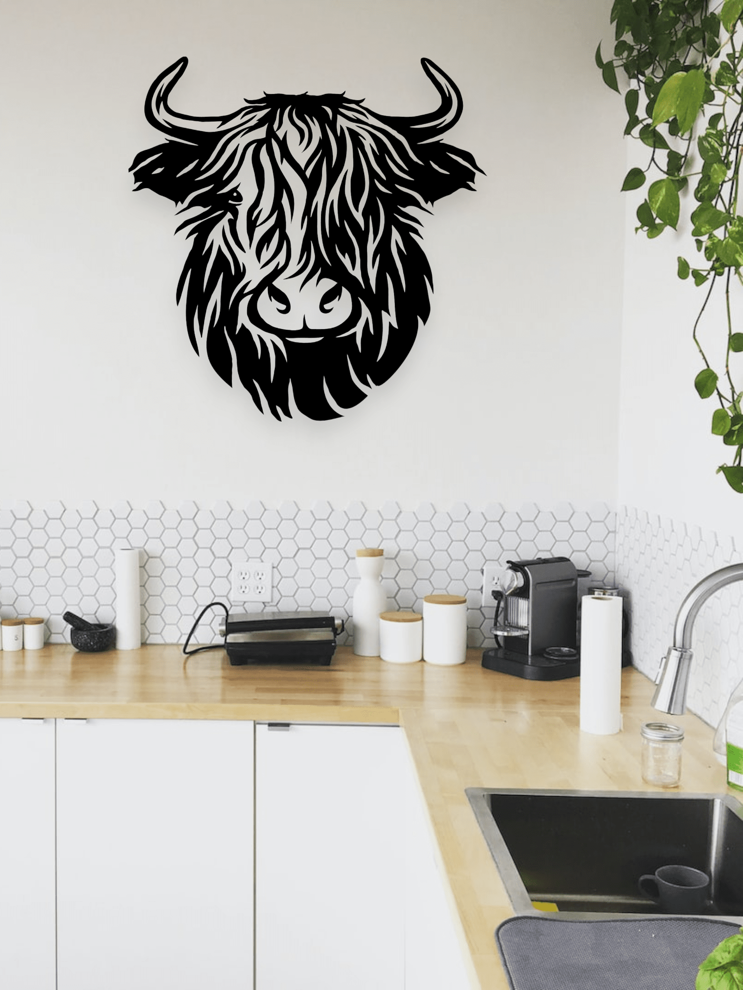 Highland Cow Wall Art Whimsic 