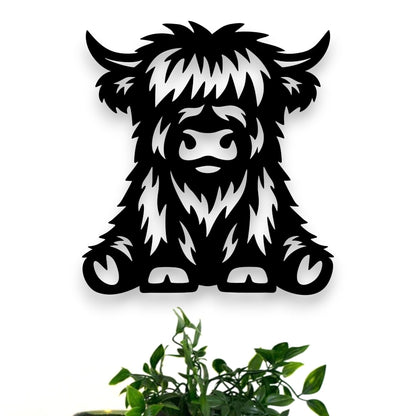 Highland Cow Wall Décor Whimsic 