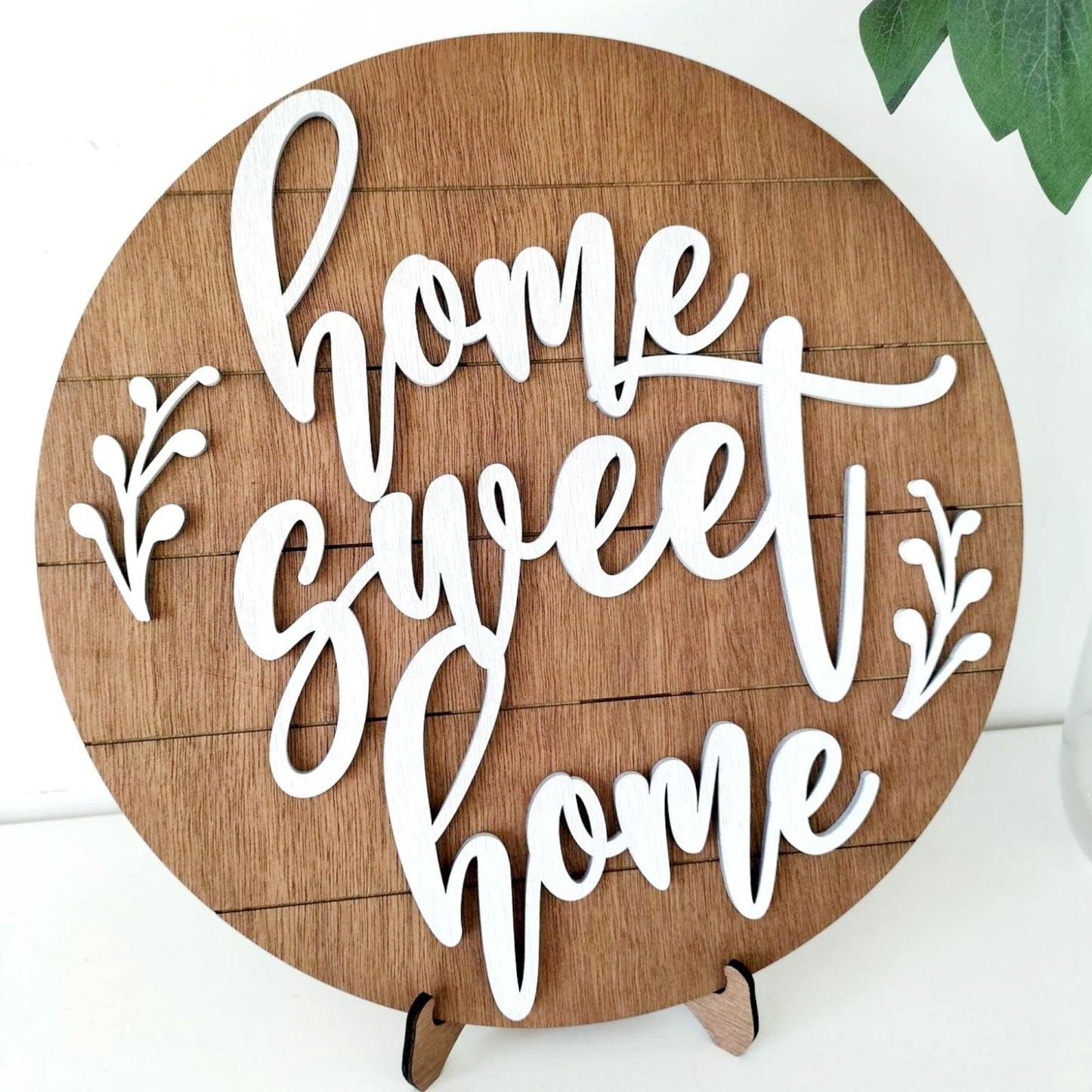 Home Sweet Home Décor Whimsic With Display Stand 