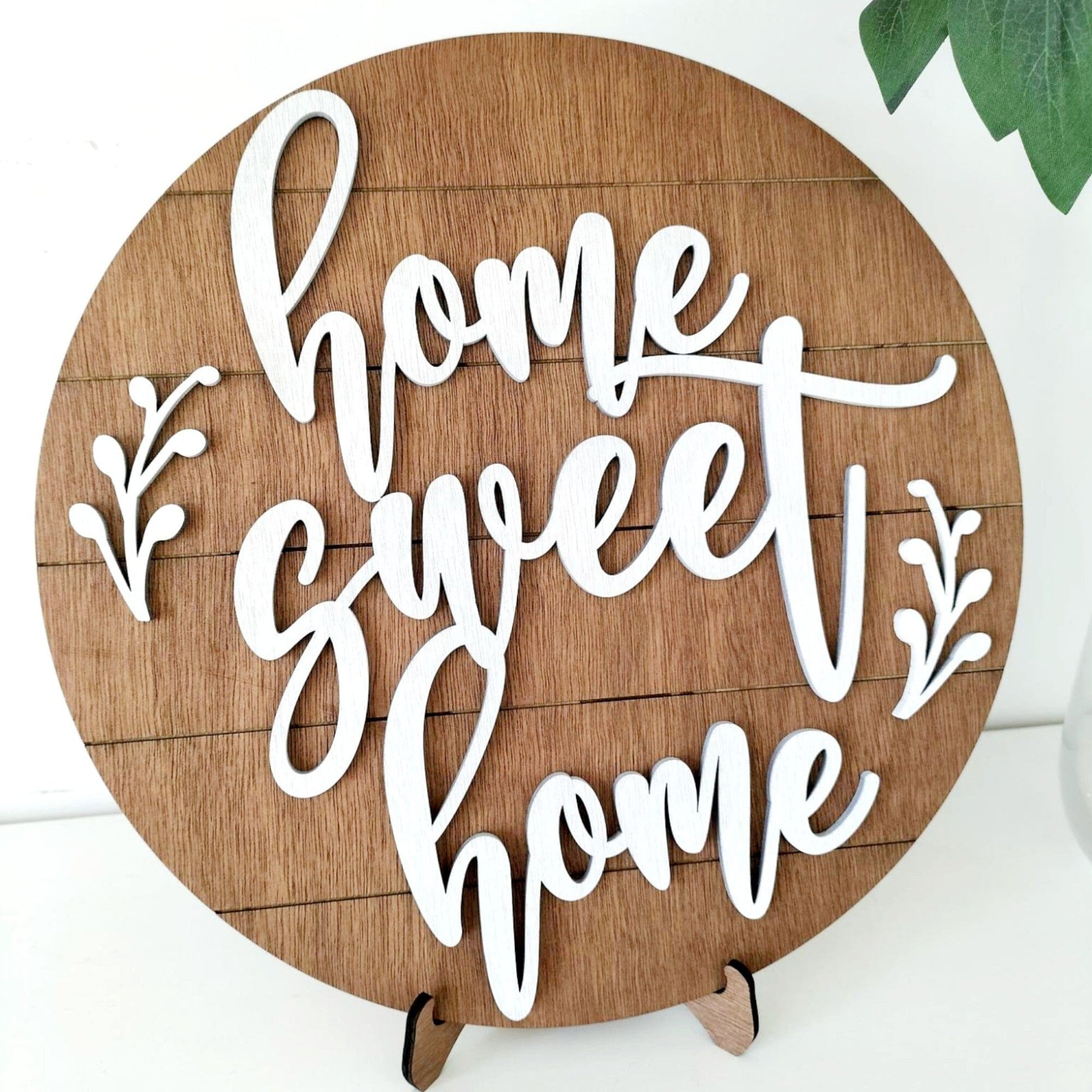 Home Sweet Home Décor Whimsic With Display Stand 