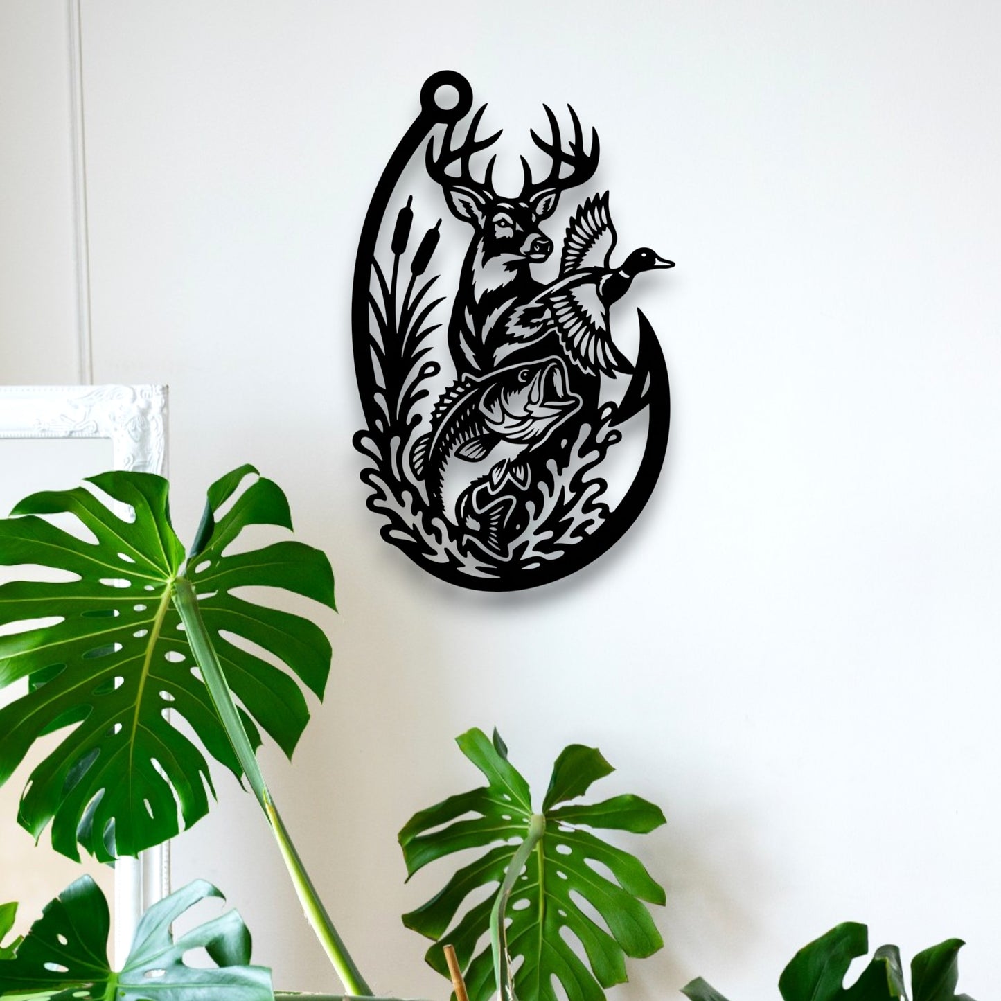 Hunting & Fishing Hook Wall Art