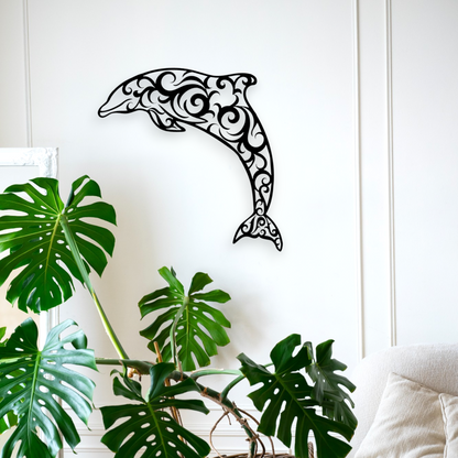 Koru Dolphin Wall Art