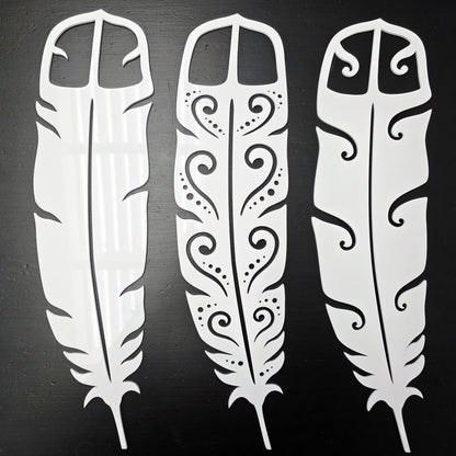 Huia Feather Trio Wall Decor Whimsic 