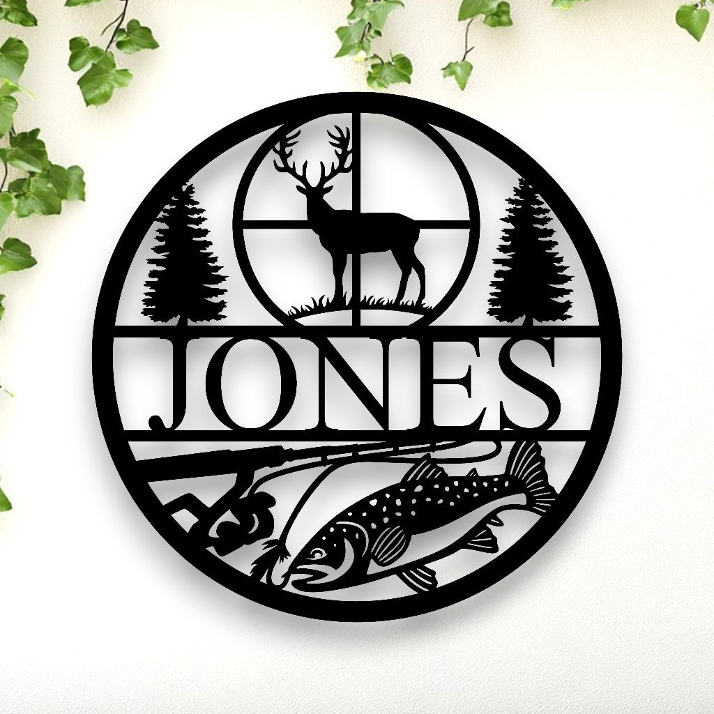 Personalised Hunting & Fishing Wall Art