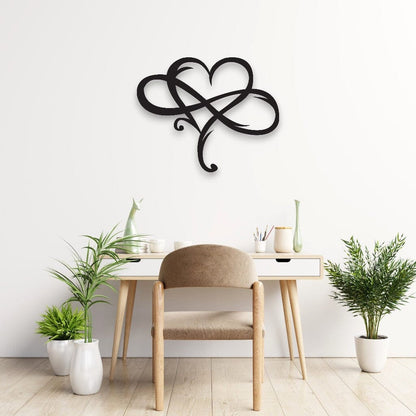 Infinity Heart Wall Art Whimsic 