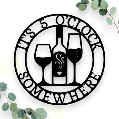 It's 5 Somewhere Wall Art Whimsic 