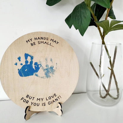 Keepsake Handprint Plaque Whimsic 