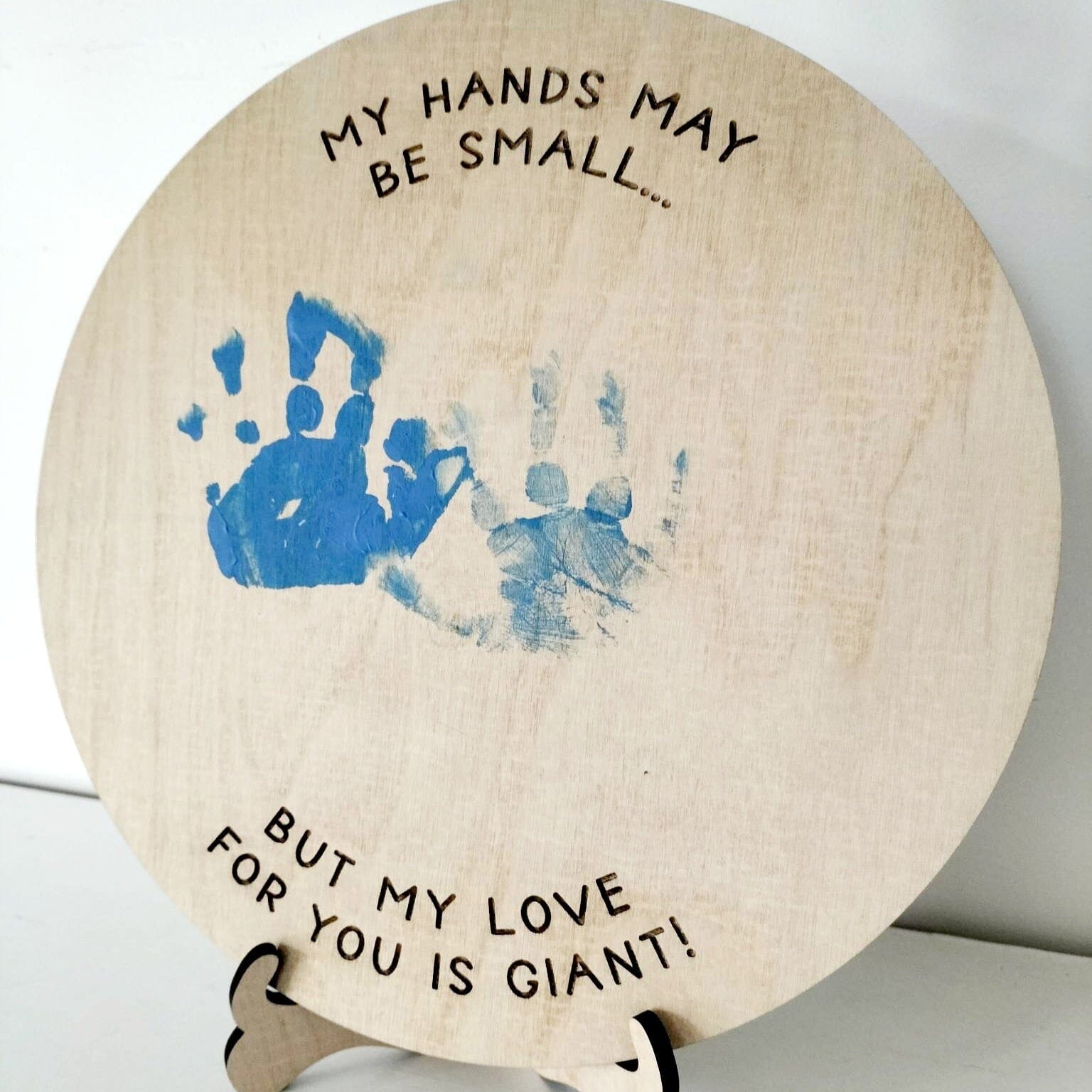 Keepsake Handprint Plaque Whimsic 