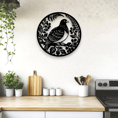 Forest Kererū Wall Art