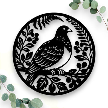 Forest Kererū Wall Art