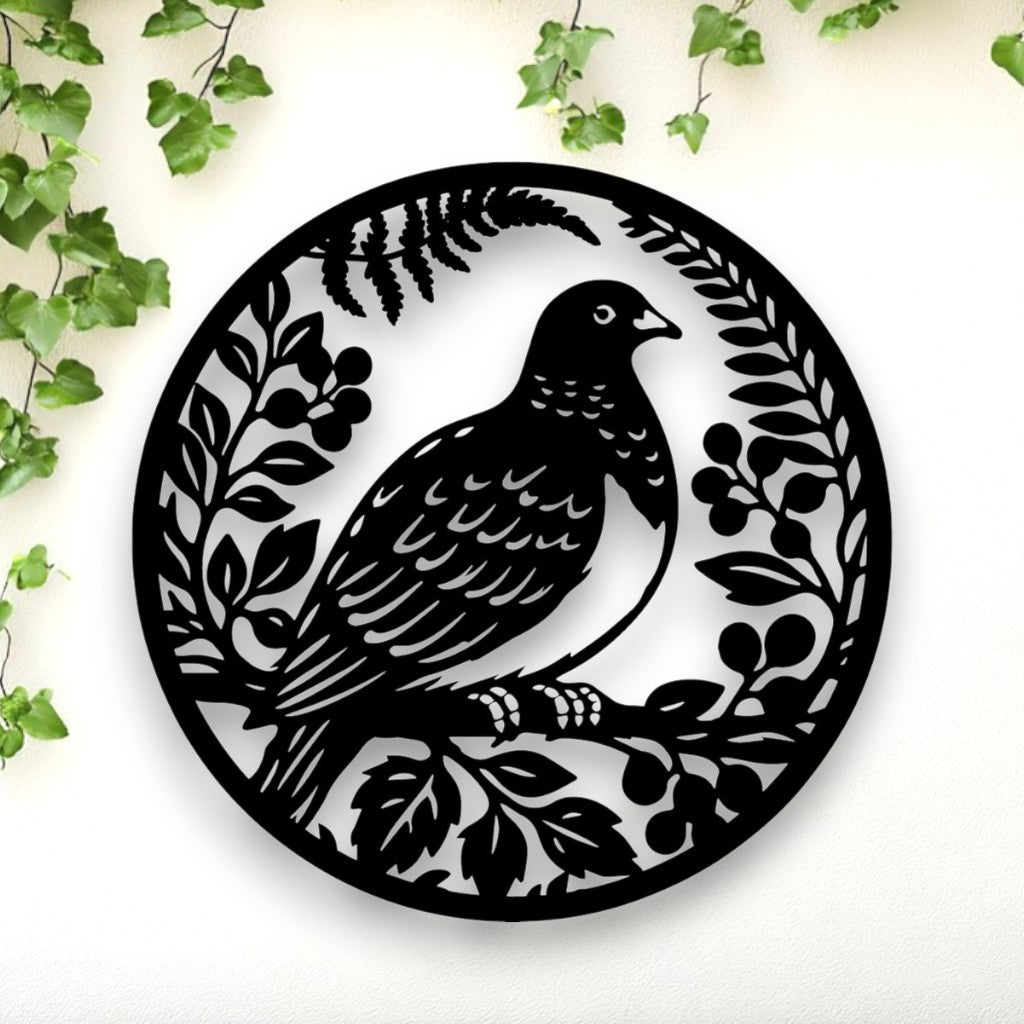Forest Kererū Wall Art