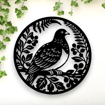 Forest Kererū Wall Art