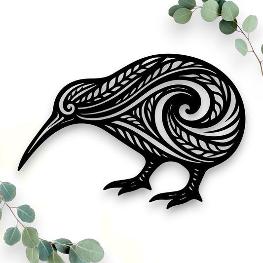 Koru Flow Kiwi Wall Art