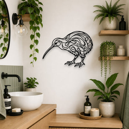 Line Art Kiwi Wall Art
