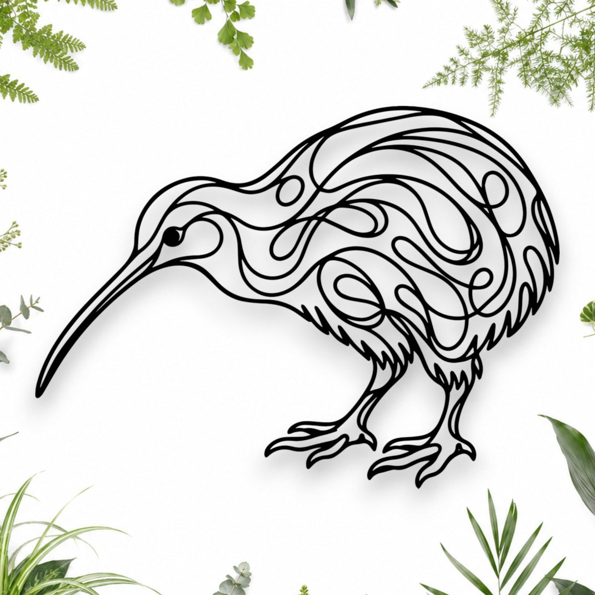 Line Art Kiwi Wall Art