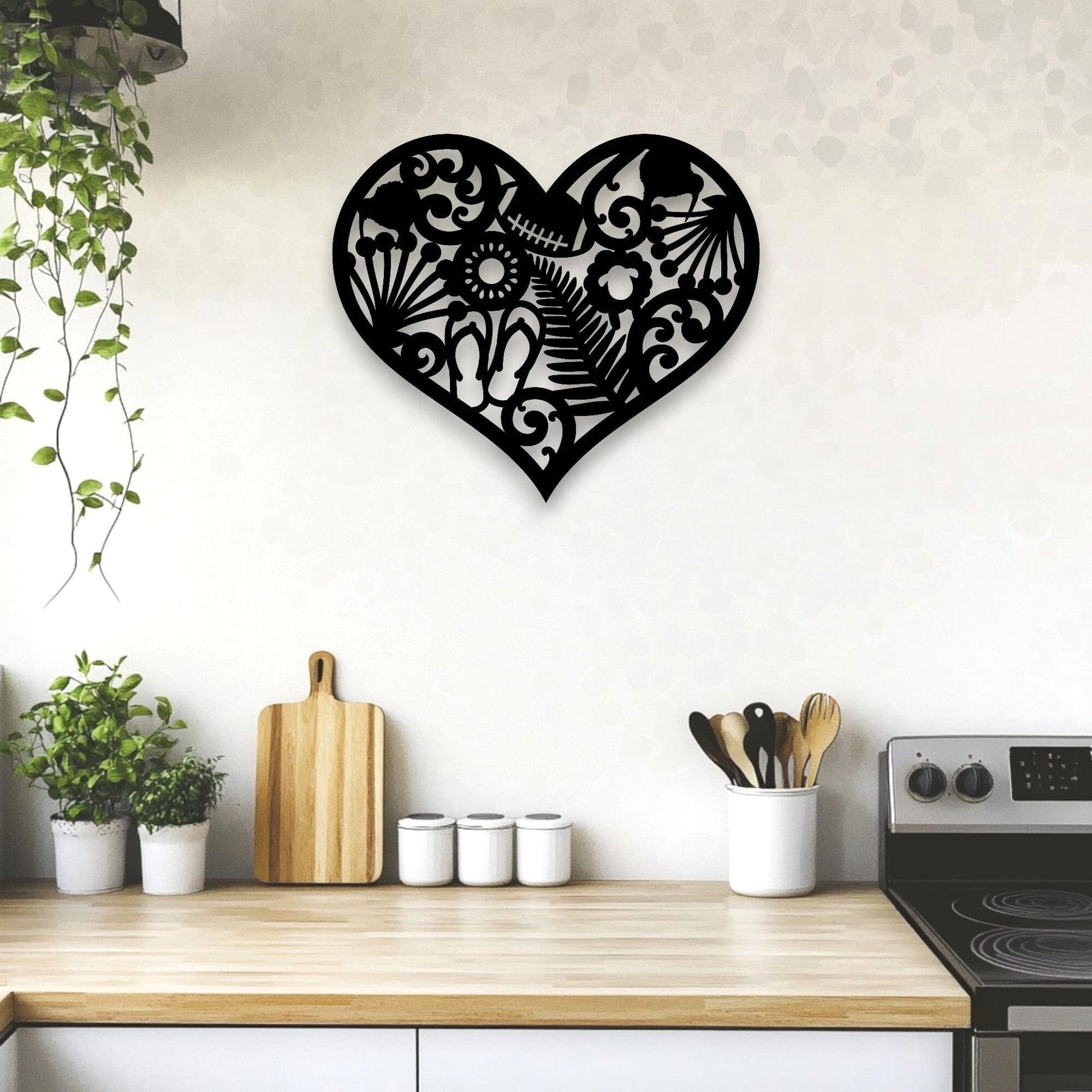 Kiwiana Icons of NZ Heart Whimsic 