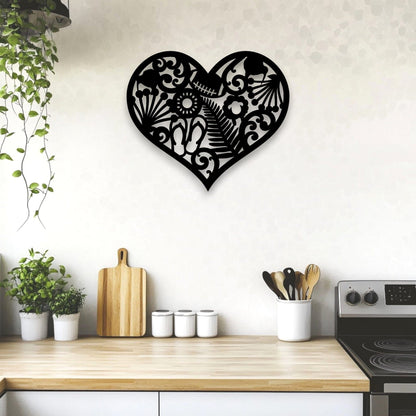 Kiwiana Icons of NZ Heart Whimsic 