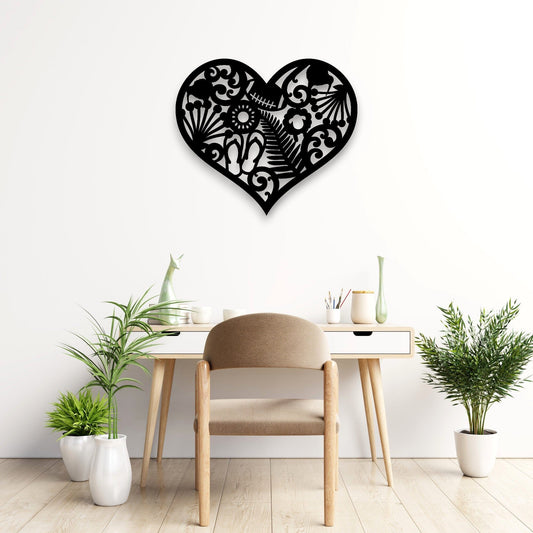 Kiwiana Icons of NZ Heart Whimsic 