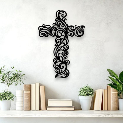 Koru Cross Wall Art Whimsic 