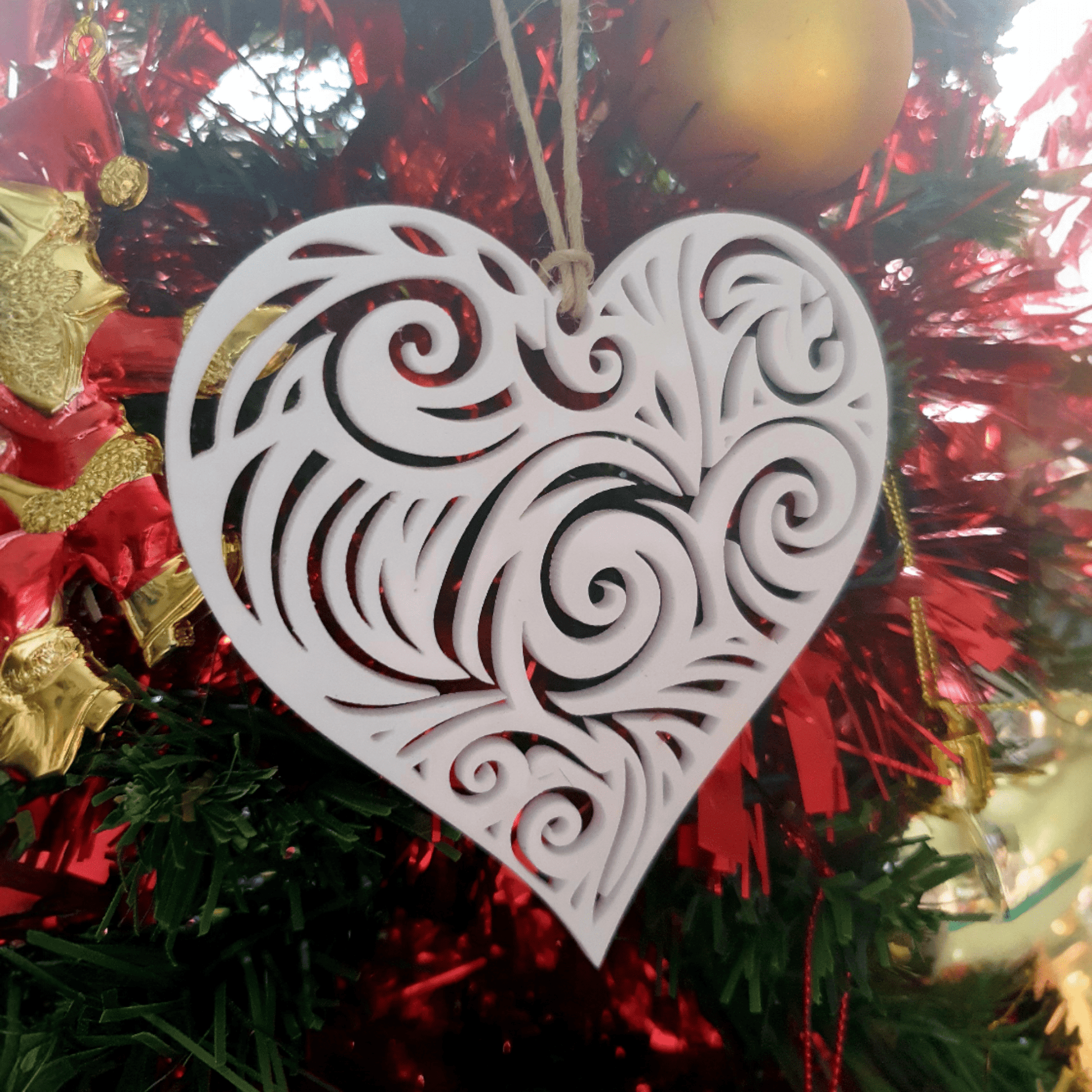 Koru Heart Ornament Whimsic 