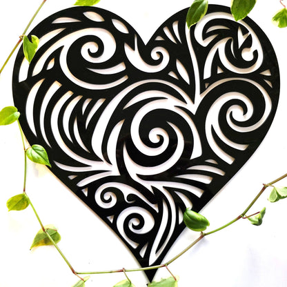 Koru Heart Wall Art Whimsic 