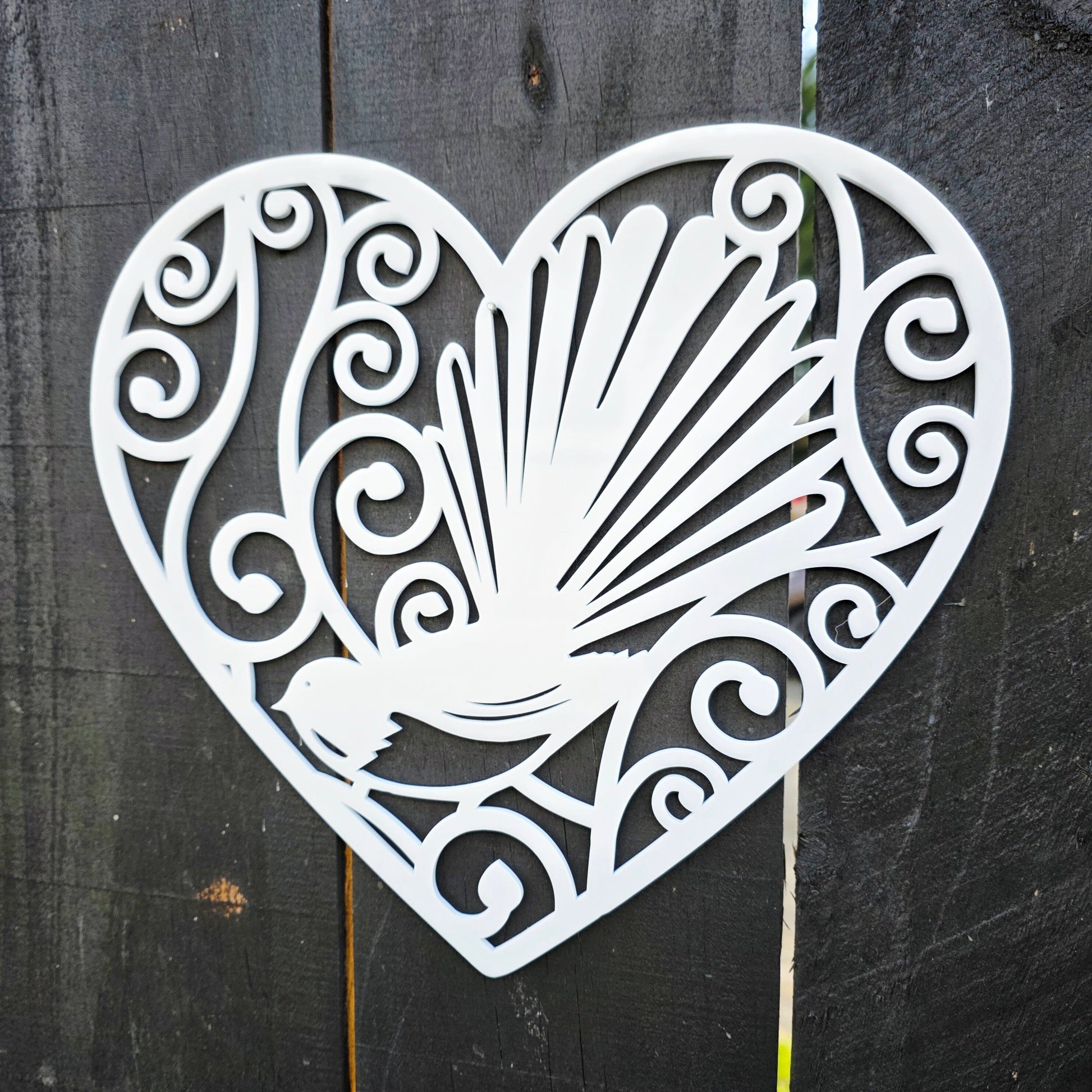 Koru Swirl Fantail Heart Whimsic 