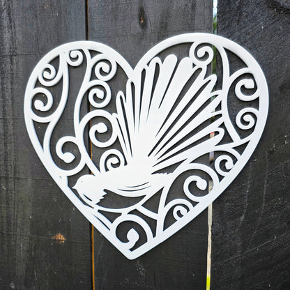 Koru Swirl Fantail Heart Whimsic 