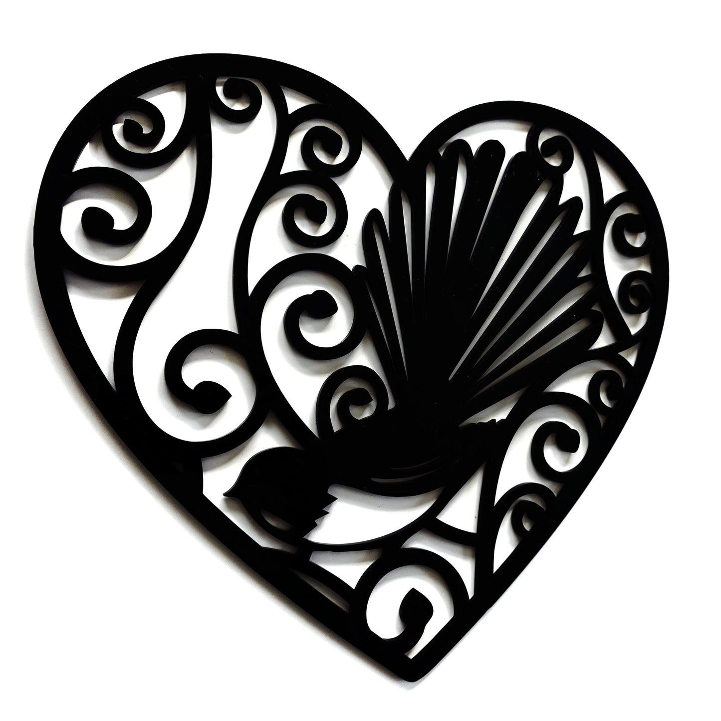 Koru Swirl Fantail Heart Whimsic 