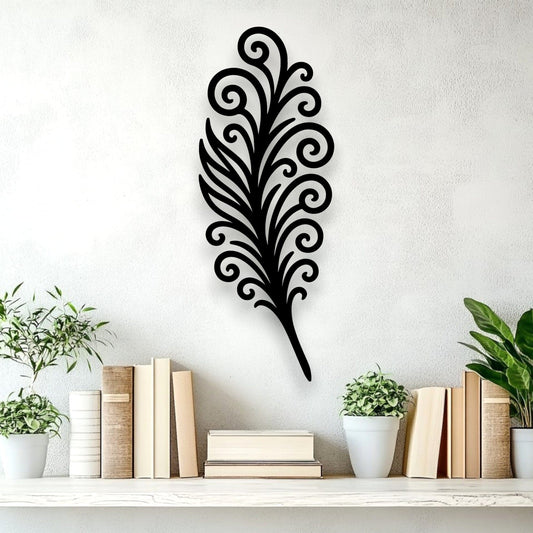 Koru Swirl Feather Wall Art Whimsic 