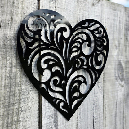 Koru Swirl Heart Wall Art Whimsic 