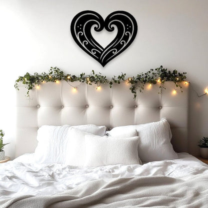 Koru Wave Heart Wall Decor Whimsic 