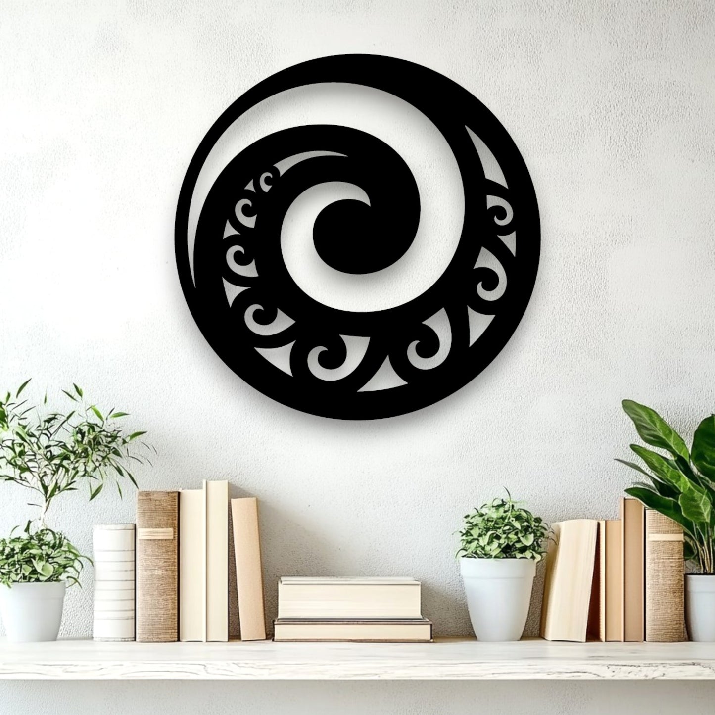 NZ Koru Circle Wall Art