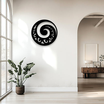 NZ Koru Circle Wall Art