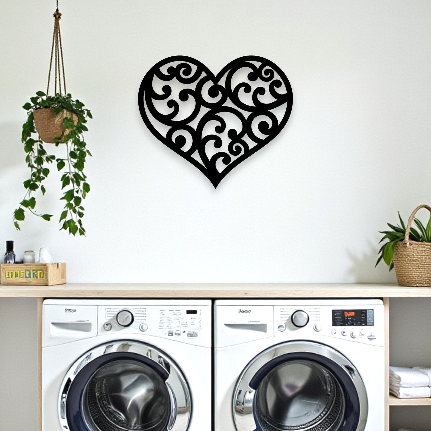 Harmony Koru Heart Wall Art