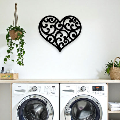 Harmony Koru Heart Wall Art