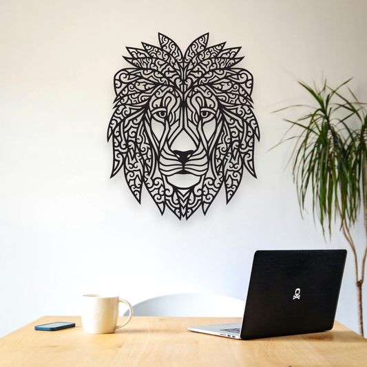 Lion Mandala Wall Art