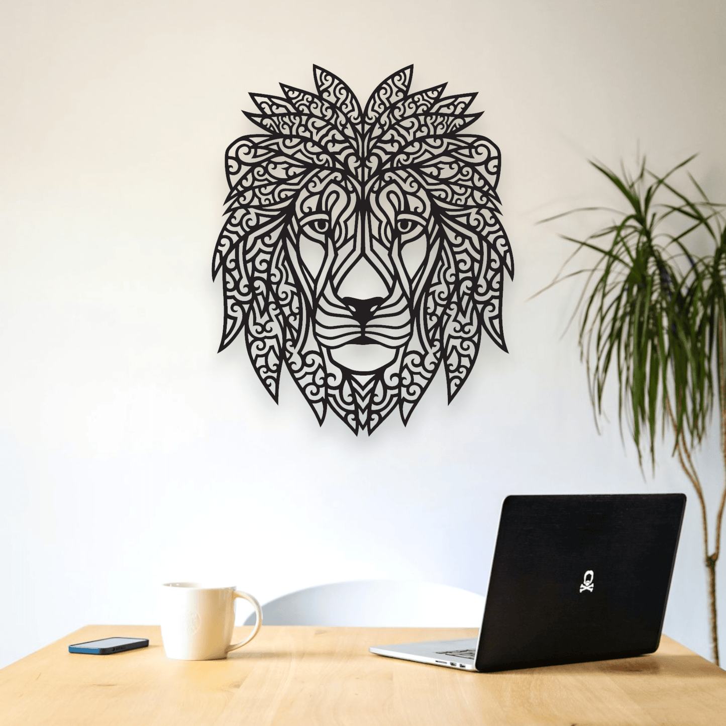Lion Mandala Wall Art Whimsic 
