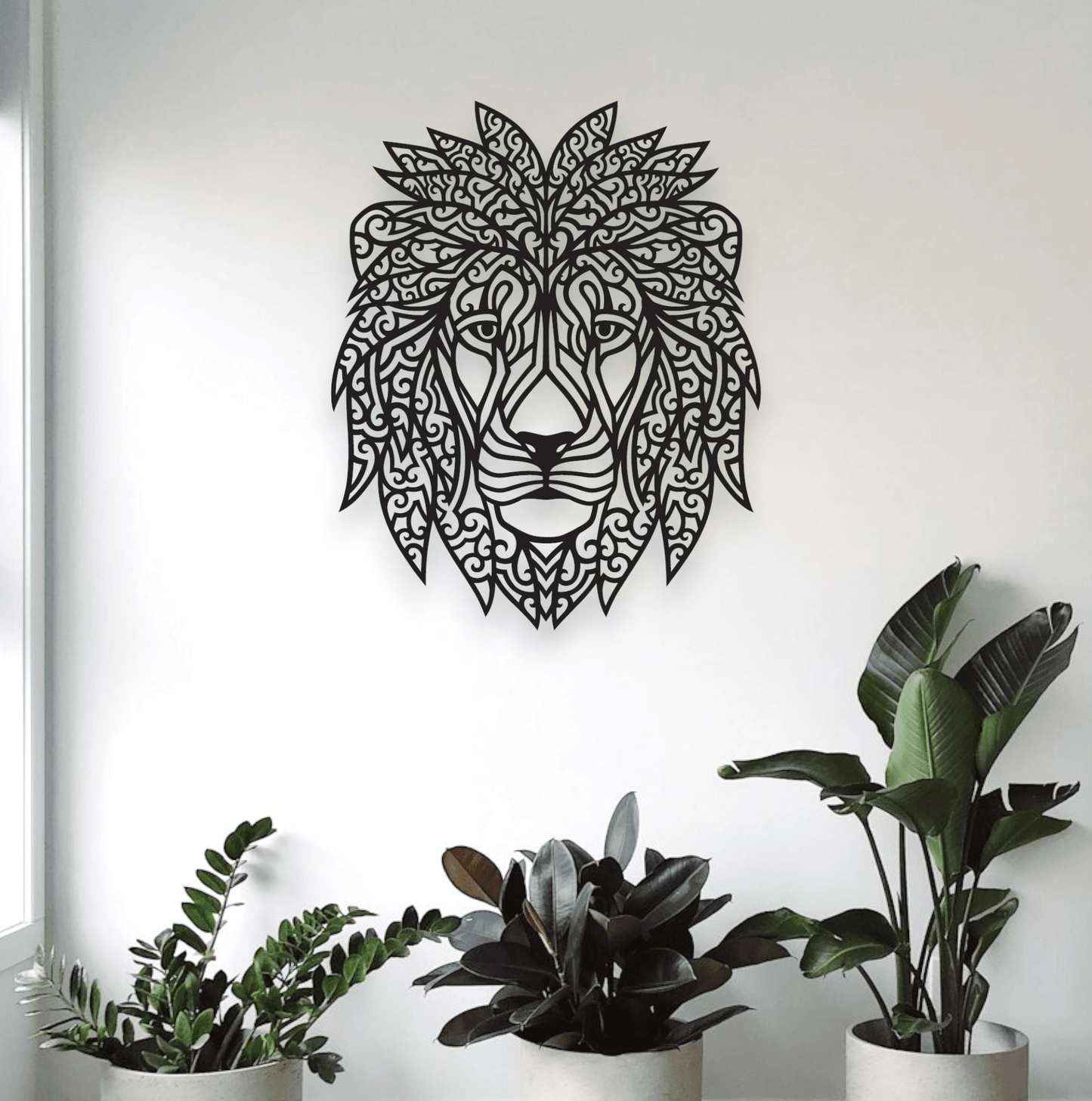 Lion Mandala Wall Art Whimsic 
