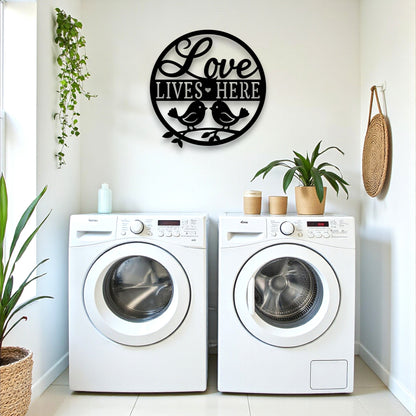 Love Lives Here Wall Art