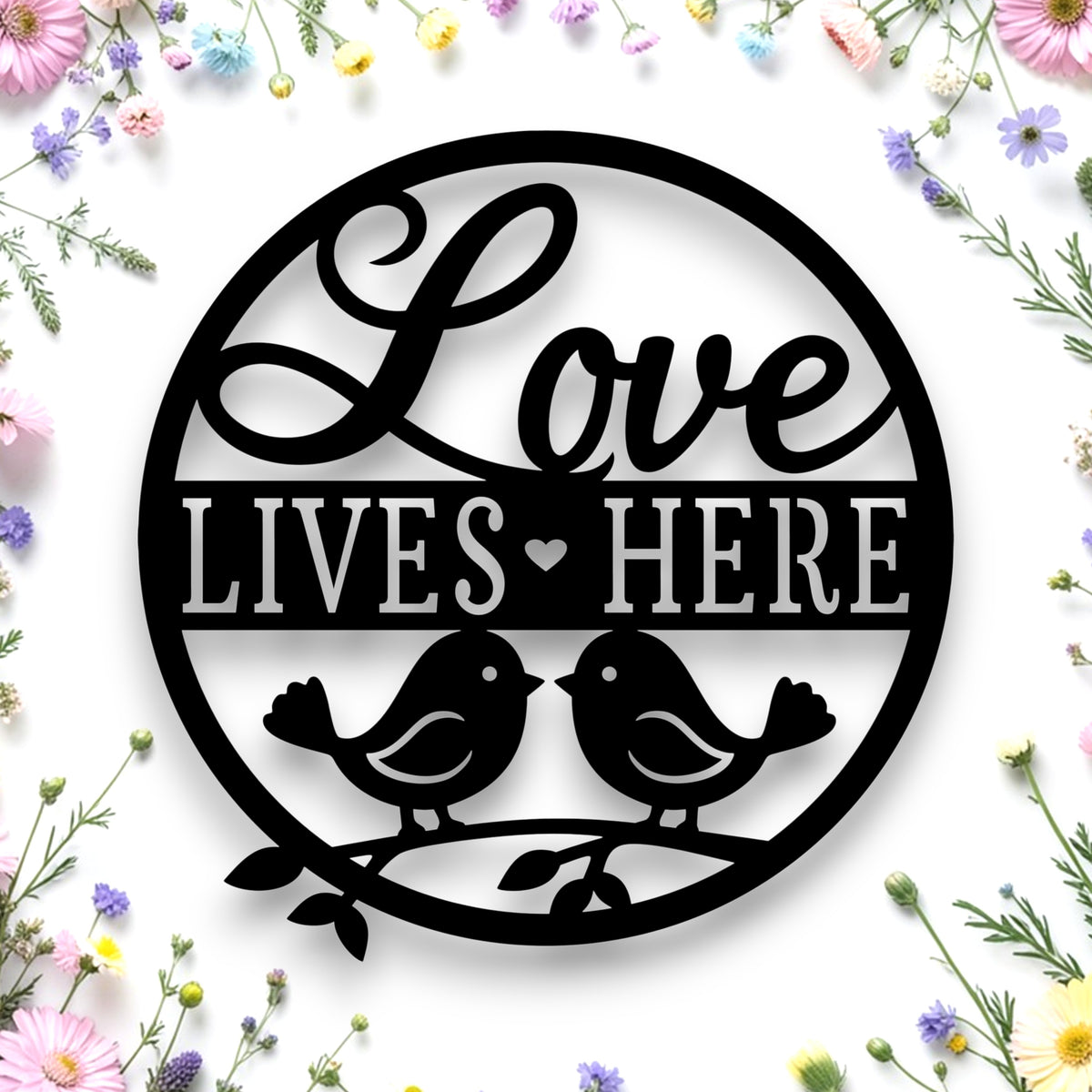 Love Lives Here Wall Art