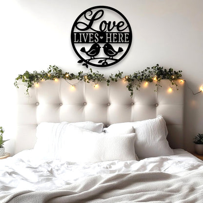 Love Lives Here Wall Art