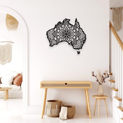 Mandala Australia Map Whimsic 