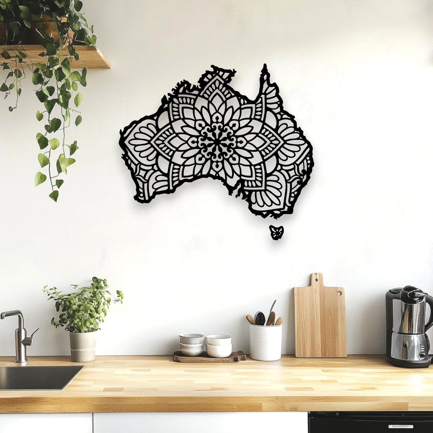 Mandala Australia Map Whimsic 