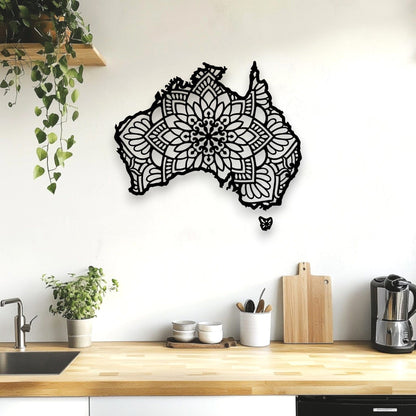 Mandala Australia Map Whimsic 