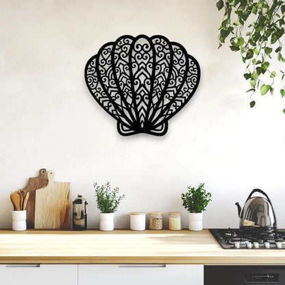 Mandala Shell Wall Art Wall Decor Whimsic 