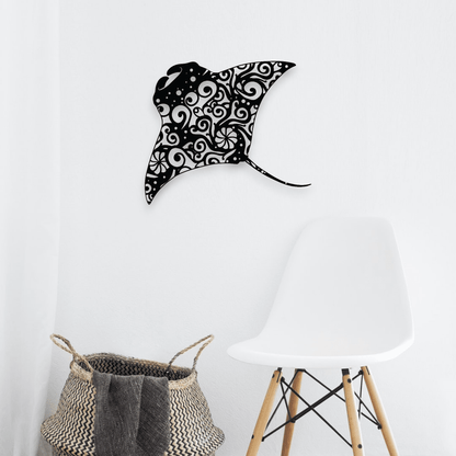Mandala Stingray Wall Art Wall Decor Whimsic 