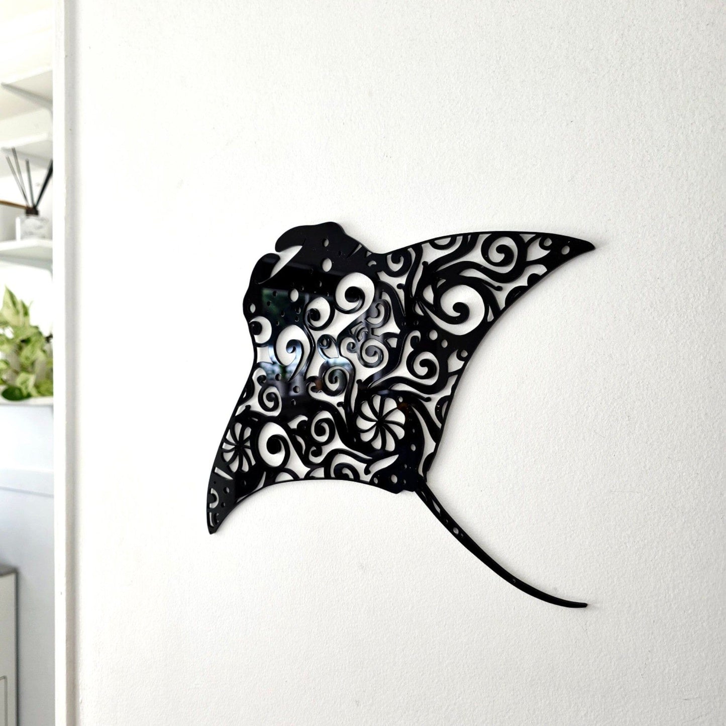 Mandala Stingray Wall Art Wall Decor Whimsic 