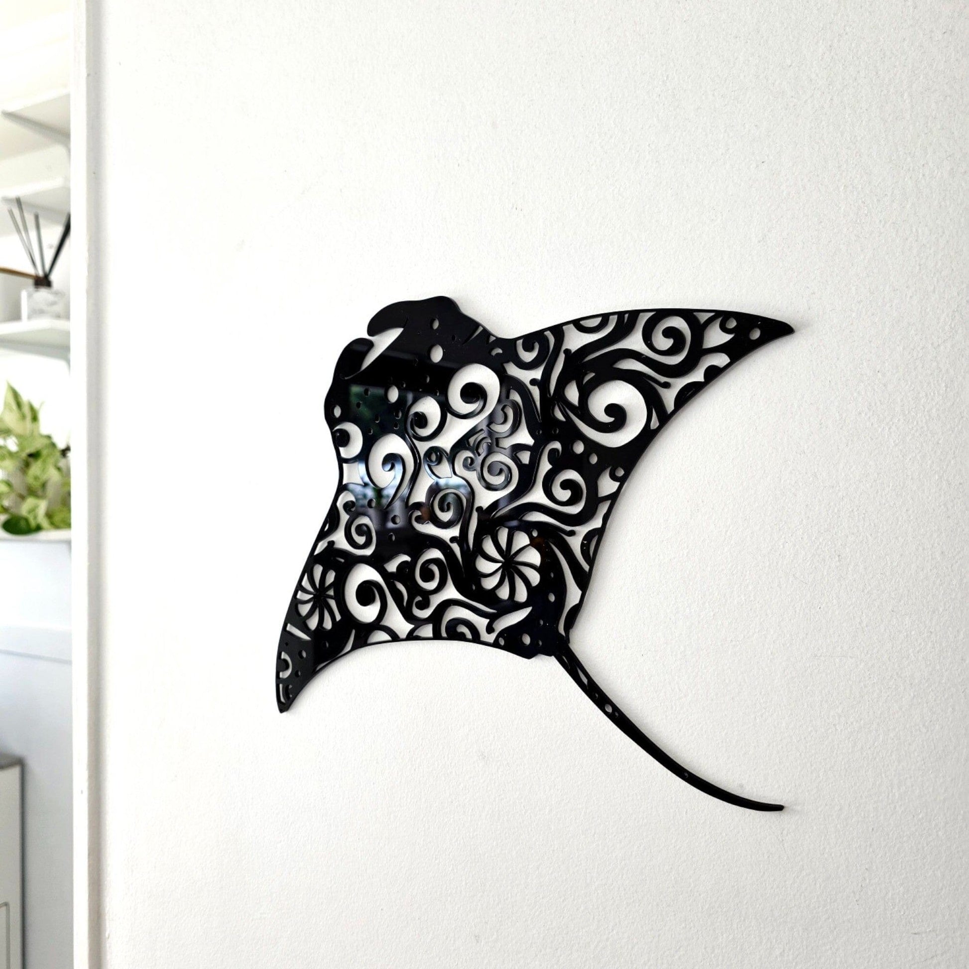 Mandala Stingray Wall Art Wall Decor Whimsic 