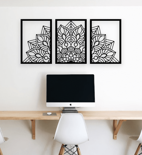 Mandala Wall Art Set Wall Decor Whimsic 