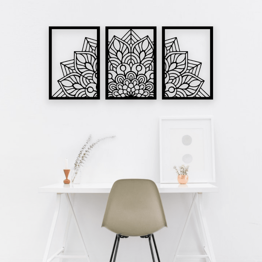 Mandala Wall Art Set Wall Decor Whimsic 